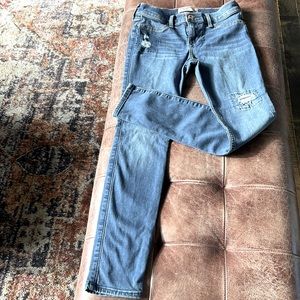 Abercrombie kids distressed jeggings